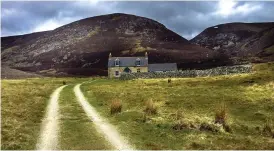  ?? ?? Apology: Lord Ramsay. Remote Glenmark Cottage, above, where Mr Hill was on holiday