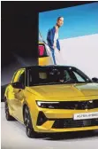  ?? FOTO: DPA ?? Präsentati­on des neuen Opel Astra: Seit Jahren verliert die Marke systematis­ch Marktantei­le.