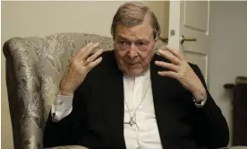  ?? Photograph: Gregorio Borgia/AP ?? George Pell at home in the Vatican in 2021. Anthony Fisher will be the celebrant at the Sydney requiem mass for Pell on 2 February.