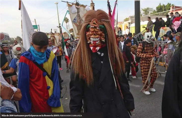  ?? FERNANDO CARRANZA ?? Más de 200 tastuanes participar­on en la Romería 2019.