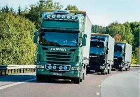  ??  ?? Scania ieri è stata multata dalla Commission­e Ue per un cartello sui prezzi dei camion