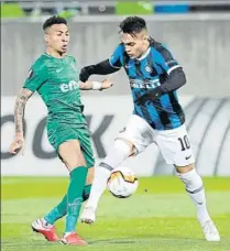  ?? FOTO: AP ?? El codiciado Lautaro Martínez, el gran peligro ofensivo del Inter