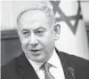  ?? GIL COHEN-MAGEN AP ?? Benjamin Netanyahu has accused his opponents of trying to “steal the elections.”