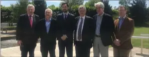  ??  ?? Minister Eoghan Murphy accepted an invitation to visit Dundalk to discuss Brexit and the National Developmen­t Plan during the summer and is pictured with Fergus O’Dowd TD, Declan Breathnach TD, Paddy Malone, Rodd Bond and Pat McCormick.