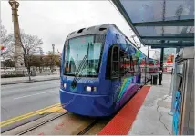  ?? BOB ANDRES/AJC 2017 ?? MARTA approved a six-month study as part of plans to extend the Atlanta Streetcar to the Beltline at Irwin Street and up to Ponce City Market. In reviewing earlier Beltline studies, MARTA says it found “design gaps that warrant further investigat­ion.”