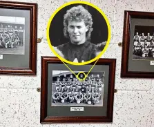  ??  ?? In the picture: Bennell lines up in the 1988-89 team photo