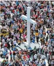  ?? Foto: dpa ?? Katholiken­tage sind Großereign­isse mit zehntausen­den Besuchern.