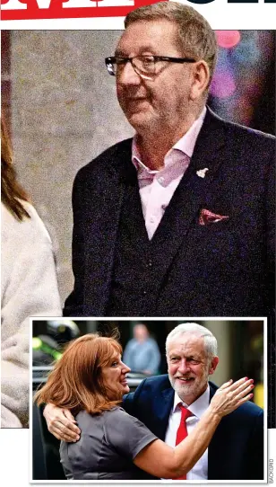  ??  ?? OLD COMRADES: Murphy with Corbyn when she was his chief of staff