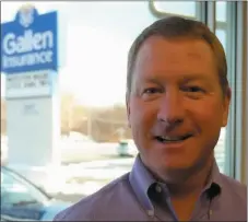  ??  ?? Dave Gallen of Gallen Insurance in Cumru Township.