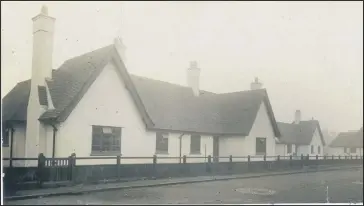  ??  ?? The old alms houses in York Road, Loughborou­gh