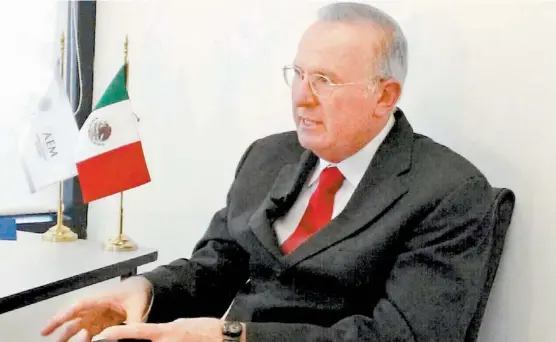  ?? Javier Mendieta, director general de la AEM, señaló que el envío conjunto minimiza costos. ??