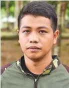  ??  ?? Mark Erwan Rule, 24, was shot on his first day of battle in Marawi.