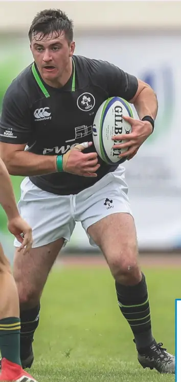  ??  ?? rW VErDICTBar­ron is studying business at the University of Limerick alongside his rugby. He has great and experience­d mentors, and is now focusing on senior rugby with Munster as well as his club Garryowen in AIL Division 1A.