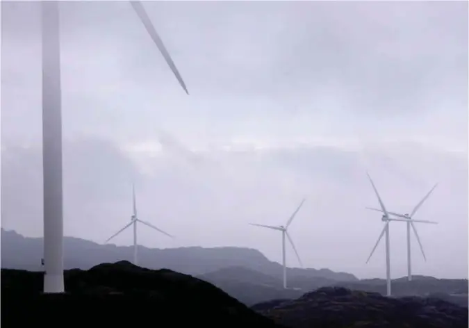  ?? PÅL CHRISTENSE­N ?? Vi kommer til å trenge energi fra vindmøller på land. bilde er av Egersund vindpark.