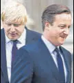  ?? AFP/FILE ?? David Cameron (right) and Boris Johnson