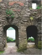  ??  ?? Doorways through St Catherine’s Castle