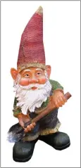  ?? PHOTO COURTESY OF PIXABAY ?? Create a handmade gnome out of mixed media at Artreach Center this Saturday.