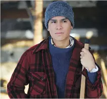  ?? PHOTOS: ELEVATION PICTURES ?? Saul, portrayed as a teenager by American actor Forrest Goodluck, finds solace in hockey.