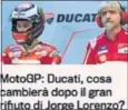  ??  ?? Lorenzo, en ‘La Gazzetta’. piloto”: “Si hubiera sido una sugerencia y no una orden, no la habrían mandado seis veces, durante más de tres minutos”.