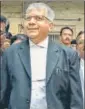  ?? SANKET WANKHADE/HT ?? Bharipa Bahujan Mahasangh president Prakash Ambedkar comes out of Koregaon Bhima judicial commission office in the city on Tuesday.