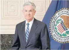  ??  ?? JEROME POWELL Presidente de la Reserva Federal