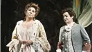  ??  ?? In 'Rosenkaval­ier' at the Vienna State Opera, alongside Gwyneth Jones (r), in 1968