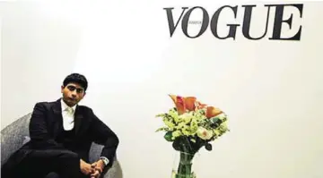  ??  ?? CEO & Publisher of the Vogue Arabia, Shashi Menon poses for the camera at the magazine office at the Dubai Design District in Dubai, United Arab Emirates.