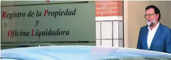  ??  ?? El ex presidente, en el registro donde ahora trabaja