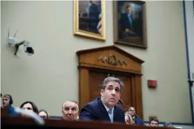  ??  ?? Michael Cohen described his testimony as a step on the ‘path of redemption’. Photograph: Shawn Thew/EPA