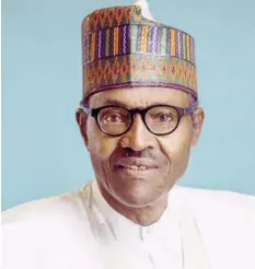  ??  ?? President Muhammadu Buhari