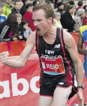  ?? DAVE THOMAS FILES ?? Two-time Olympian Reid Coolsaet of Hamilton, Ont., won the Toronto Waterfront 10K in June and ran a 14:40, five-kilometre race last week, a good indicator of the speed he’s bringing to town.