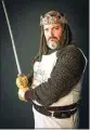  ?? COURTESY OF STARS THEATRE RESTAURANT ?? Ken Burdick is King Arthur in the upcoming production of “Monty Python’s Spamalot” at Stars Theatre Restaurant. Burdick also handled vocal direction for the musical that opens Friday.