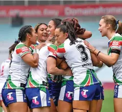  ?? COVID restrictio­ns. ?? The Warriors return to the NRLW after withdrawin­g in 2021 due to