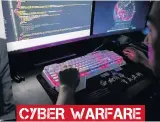  ??  ?? TECH TROOPS
Johnson confirmed cyber force