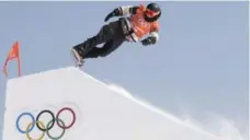  ?? JONATHAN HAYWARD/THE CANADIAN PRESS ?? Mark McMorris won slopestyle bronze at the Sochi Olympics while competing with a broken rib.