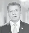  ??  ?? Juan Manuel Santos