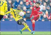  ?? AFP ?? Mo Salah (R) will hold the key for Liverpool.