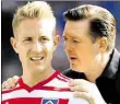  ?? DPA-BILD: BOCKWOLDT ?? Lewis Holtby (links) mit Christian Titz