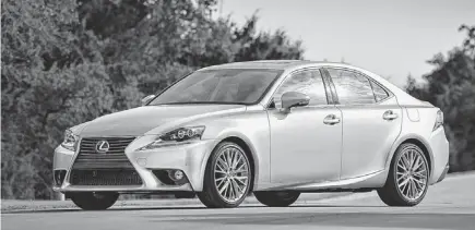  ?? TOYOTA ?? The redesigned 2014 Lexus IS aims to compete with the BMW 3-Series and Mercedes Benz C-Class for entry-level luxury-car buyers.