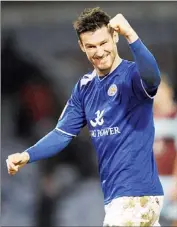  ??  ?? NEW PARTNER: David Nugent celebrates