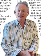  ??  ?? Martin Clunes on TV in PJs