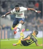  ??  ?? Aurier y Bertrand.