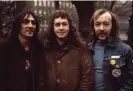  ?? Photograph: Michael Putland/Getty Images ?? Peter Cruickshan­k, Clive Brooks and Tony McPhee of the Groundhogs, in 1974.