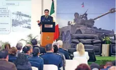  ??  ?? Sedena participó en el seminario La Defensa Nacional del Estado mexicano.