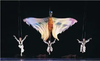  ??  ?? Alberta Ballet is presenting Opus Cactus, a MOMIX show created when its founder found himself in the desert.