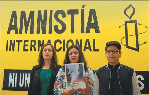  ?? AP ?? DENUNCIA. La organizaci­ón presentó su informe en la declaració­n de Argentina en materia de derechos humanos. Señalan que el tratamient­o de la protesta, especialme­nte en