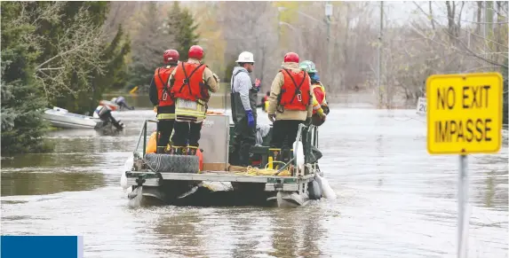  ?? JEAN LEVAC ?? Flooding, snowfall, and tornadoes, along with freeze-thaw cycles that destroy roads, wreak havoc on infrastruc­ture both public and private.