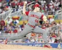  ?? LOGAN BOWLES/USA TODAY SPORTS ?? “The chances of him making it to the majors are even higher as a pitcher, I think,” longtime North Vancouver minor baseball manager Dave Empey says of pitcher Rowan Wick, above. “They need arms. They’re always looking for another arm.”