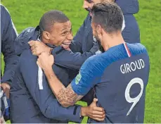  ?? FOTO: AFP ?? Der jüngste WM-Torschütze Frankreich­s: Kylian Mbappé (links).