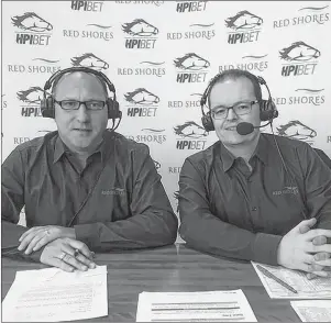  ?? SUBMITTED PHOTO ?? Lee Drake, left, and Peter MacPhee will be hosting a race program on Friday, June 29 for the Atlantic Regional Driving Championsh­ip in Truro.